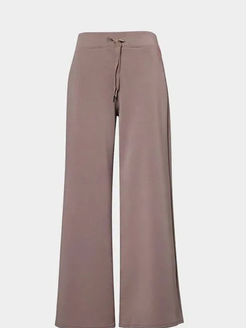 SPANX AirEssentials Wide-Leg Drawstring Pants in Taupe